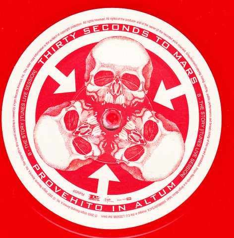 Thirty Seconds To Mars* : The Kill (Rebirth) (7", Single, Ltd, Red)