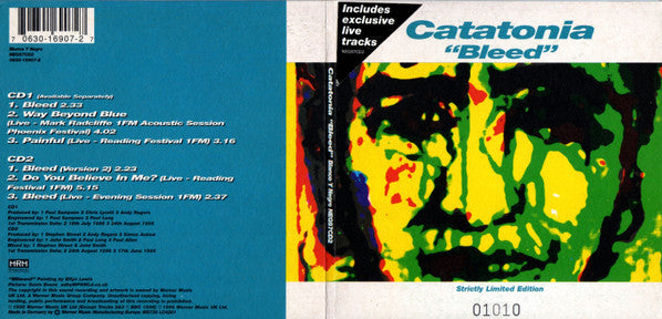 Catatonia : Bleed (CD, Single, Ltd, Num, 2/2)