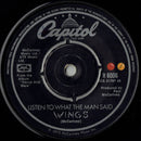 Wings (2) : Listen To What The Man Said (7", Single)