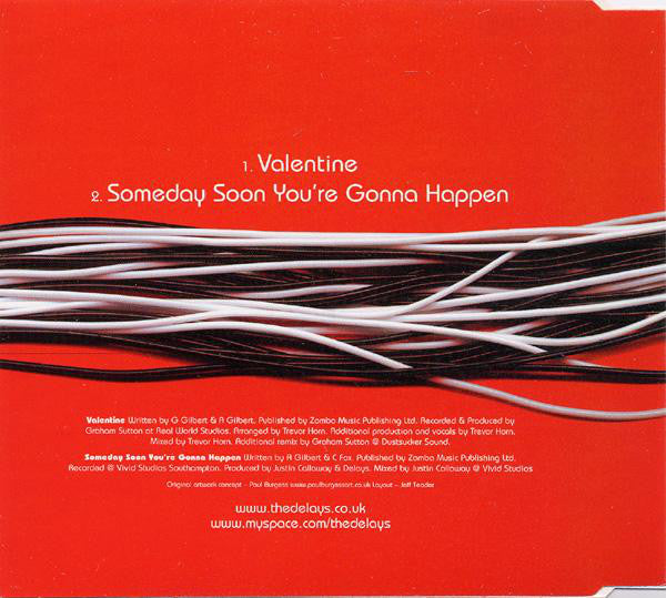 Delays : Valentine (CD, Single, CD1)