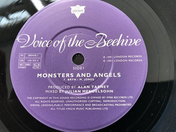 Voice Of The Beehive : Monsters And Angels (7", Single, Pap)