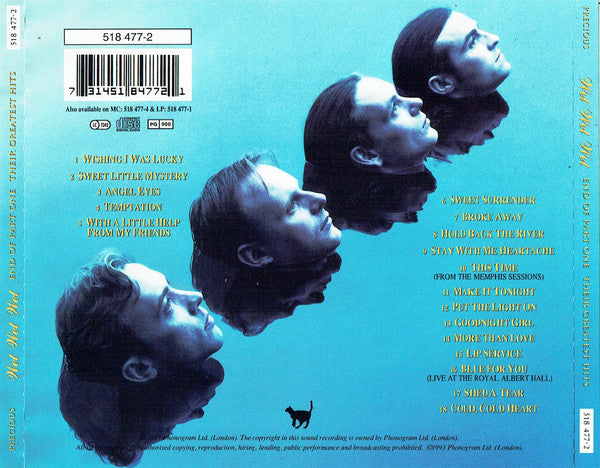 Wet Wet Wet : End Of Part One (Their Greatest Hits) (CD, Comp, Blu)
