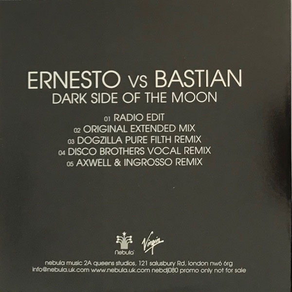 Ernesto vs. Bastian : Dark Side Of The Moon (CDr, Maxi, Promo)