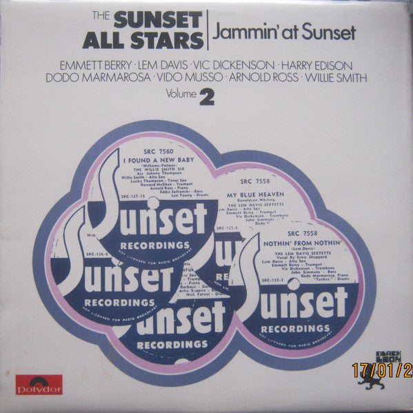 The Sunset All Stars : Jammin' At Sunset - Volume 2 (LP, Comp, Mono)