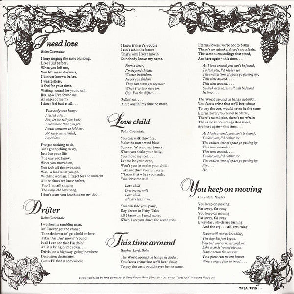 Deep Purple : Come Taste The Band (CD, Album, RE)