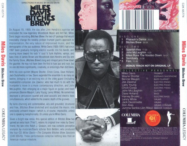 Miles Davis : Bitches Brew (2xCD, Album, RE, RM, O-C)