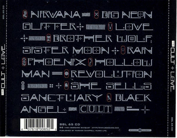 The Cult : Love (CD, Album, RE, RP)
