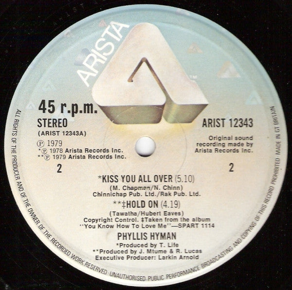 Phyllis Hyman : Under Your Spell (12")