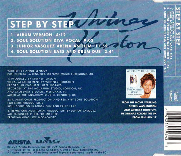 Whitney Houston : Step By Step (CD, Single, CD2)