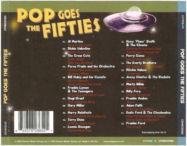 Various : Pop Goes The Fifties (CD, Comp)