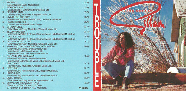 Gillan : Trouble (The Best Of Gillan) (CD, Comp, RE)