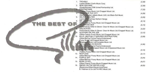 Gillan : Trouble (The Best Of Gillan) (CD, Comp, RE)