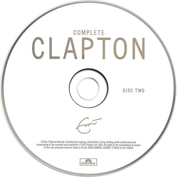 Eric Clapton : Complete Clapton (2xCD, Comp)