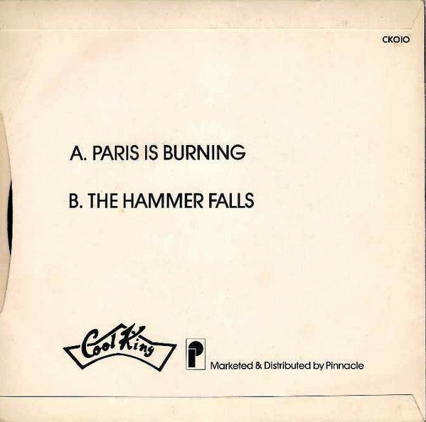 Pallas (2) : Paris Is Burning (7")