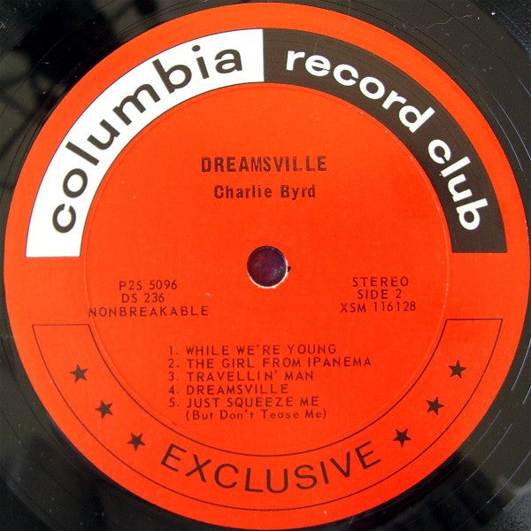 Charlie Byrd : Dreamsville (LP, Album, Club)