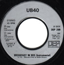UB40 With Chrissie Hynde : Breakfast In Bed (7", Single, Sil)