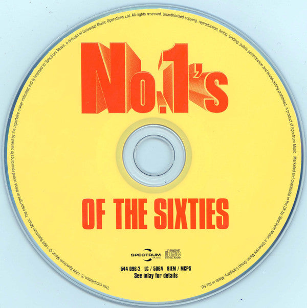 Various : No.1's Of The Sixties (CD, Comp)