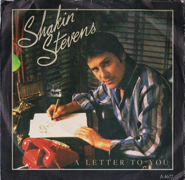 Shakin' Stevens : A Letter To You (7", Blu)