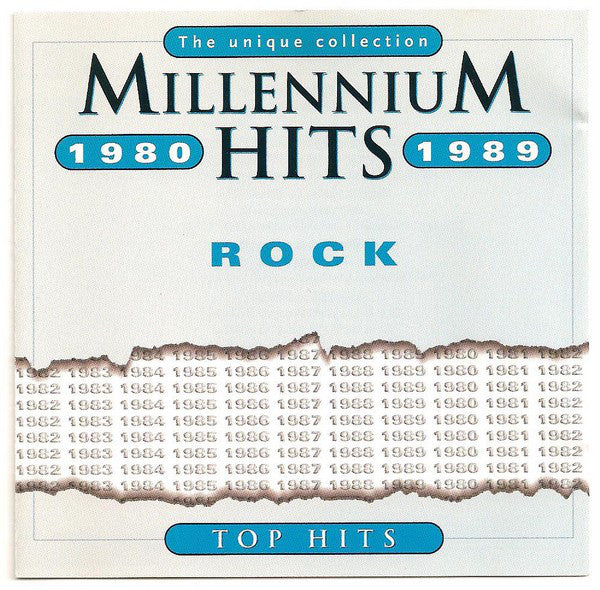 Various : Millennium Hits 1980-1989 Rock (CD, Comp)