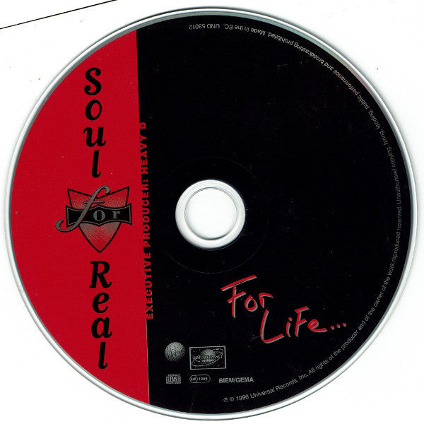 Soul For Real : For Life... (CD, Album)