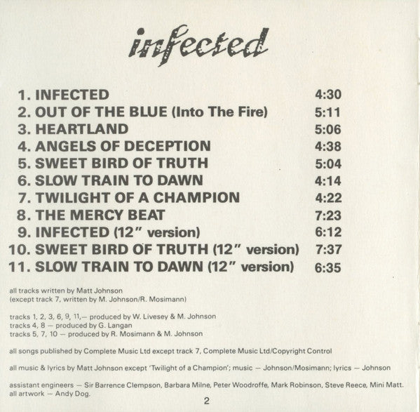 The The : Infected (CD, Album, RE)