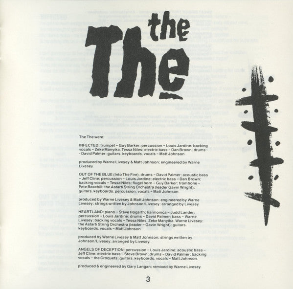 The The : Infected (CD, Album, RE)