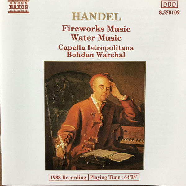 Georg Friedrich Händel - Capella Istropolitana, Bohdan Warchal : Fireworks Music / Water Music (CD, Album, RP)