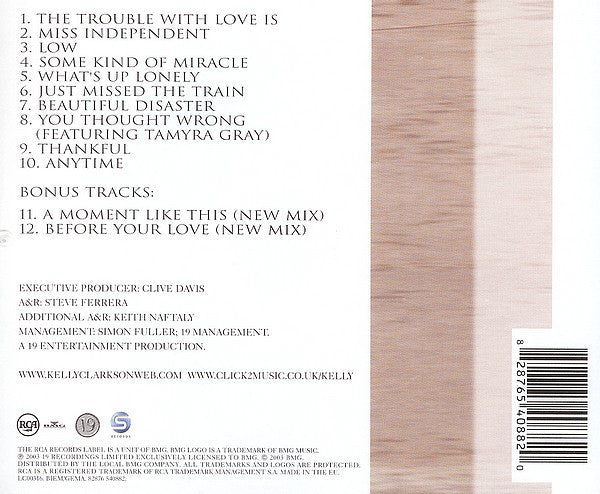 Kelly Clarkson : Thankful (CD, Album)