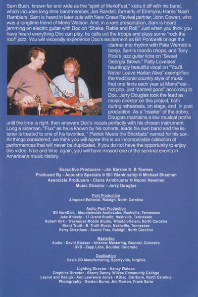 Various : Merlefest Live! The 15th Anniversary Jam (DVD-V)