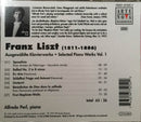 Franz Liszt - Alfredo Perl : Ausgewählte Klavierwerke = Selected Piano Works, Vol.1 (CD, Album)