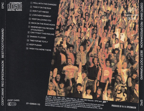 REO Speedwagon : Best Foot Forward (The Best Of REO Speedwagon) (CD, Comp, RE)
