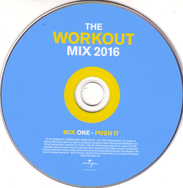 Various : The Workout Mix 2016 (2xCD, Comp, Mixed)