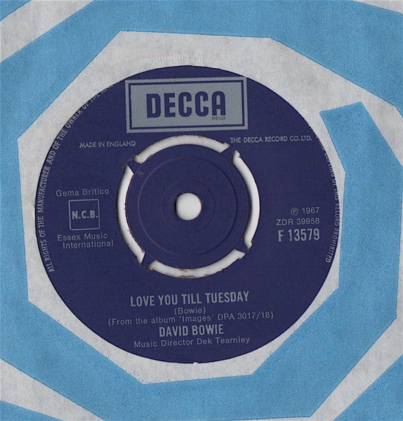 David Bowie : The London Boys / Love You Till Tuesday (7", Single)
