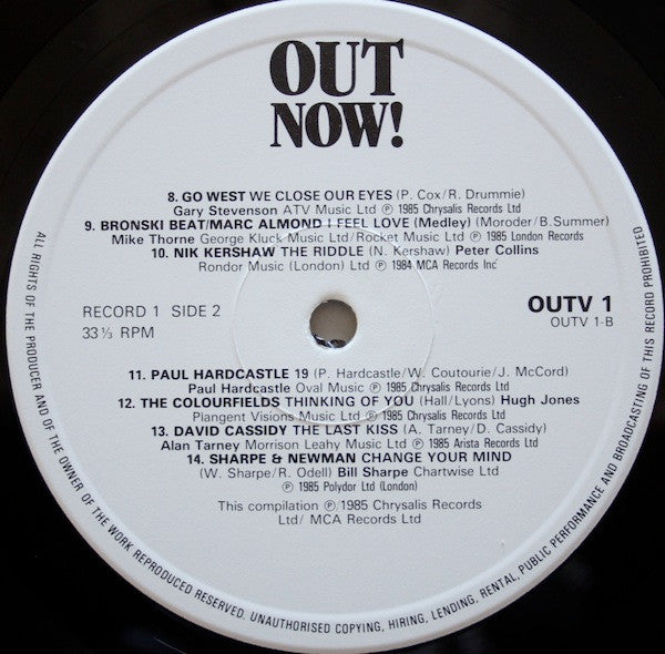 Various : Out Now! (2xLP, Comp)