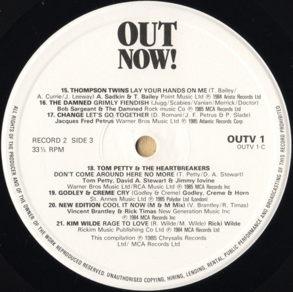 Various : Out Now! (2xLP, Comp)