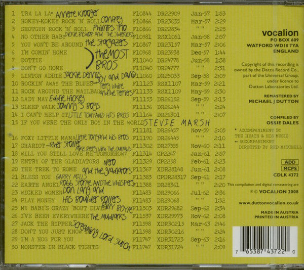 Various : British Rock 'n' Roll At Decca 1957-63 Volume 3 (CD, Comp, RM)