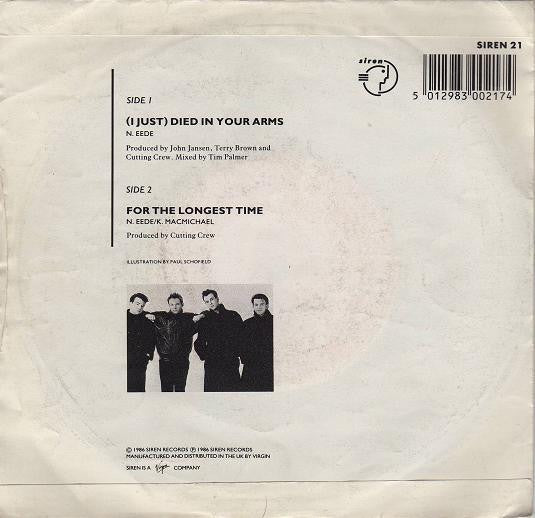 Cutting Crew : (I Just) Died In Your Arms (7", Single)