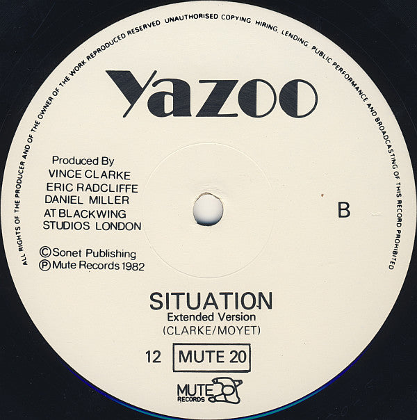 Yazoo : Only You  (12", Single)