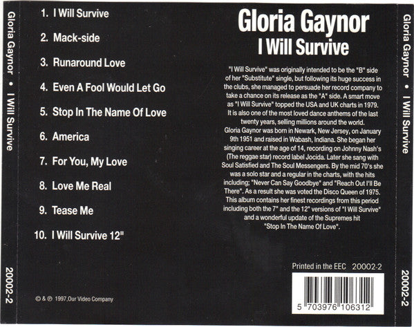 Gloria Gaynor : I Will Survive (CD, Comp)