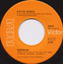 David Bowie : Sorrow (7", Single)