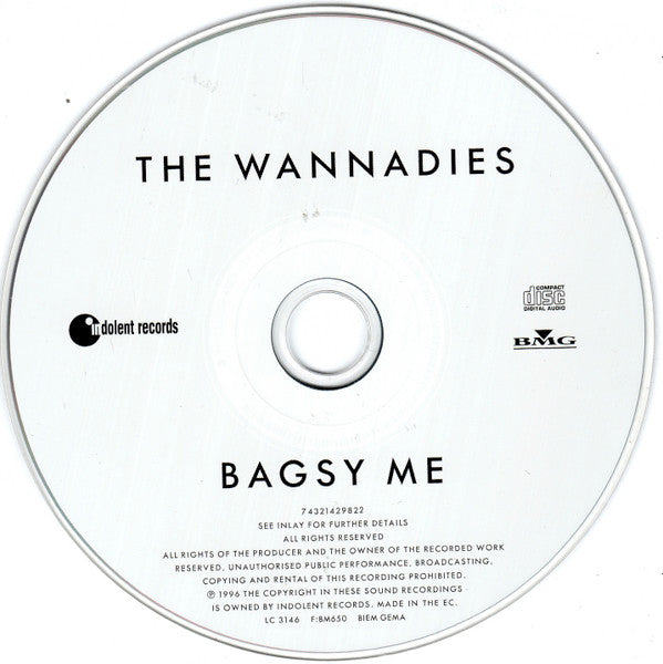 The Wannadies : Bagsy Me (CD, Album)