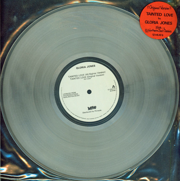 Gloria Jones / Various : Tainted Love / 6T's Houseparty (12", Comp, Cle)