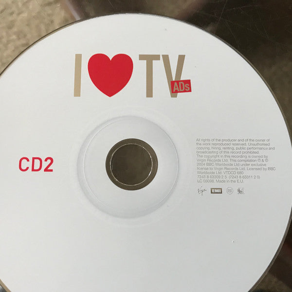 Various : I Love TV Ads (2xCD, Album, Comp)