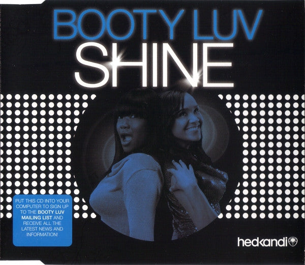 Booty Luv : Shine (CD, Single)