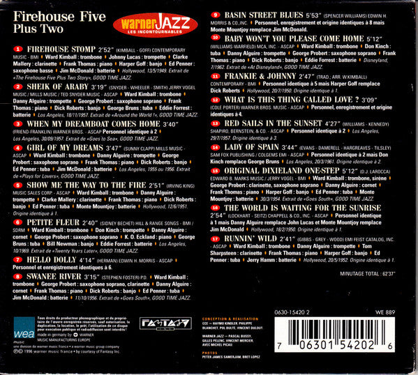 Firehouse Five Plus Two : Firehouse Five Plus Two (CD, Comp)