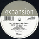 Billy & Sarah Gaines* : Love's The Key (12")