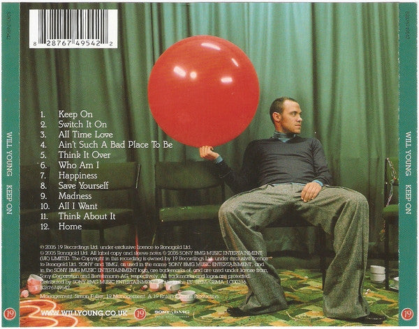 Will Young : Keep On (CD, Album)