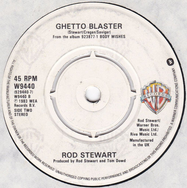 Rod Stewart : Sweet Surrender (7", Kno)