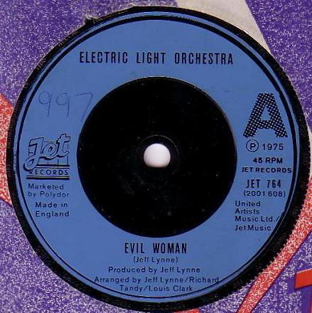Electric Light Orchestra : Evil Woman (7", Single, Sol)
