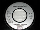 River City People : Carry The Blame / California Dreamin' (7", Single, Sil)